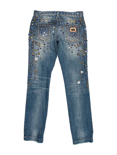 mens dolce gabbana jeans|dolce and gabbana embellished jeans.